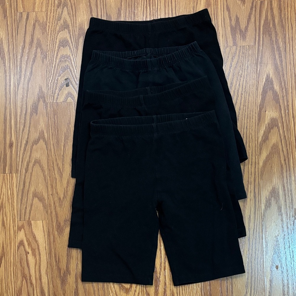 Children’s Place Black Biker Shorts, Set of 4